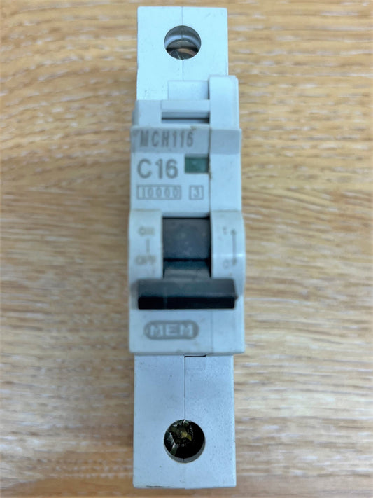 EATON MCH116 C16 SINGLE POLE